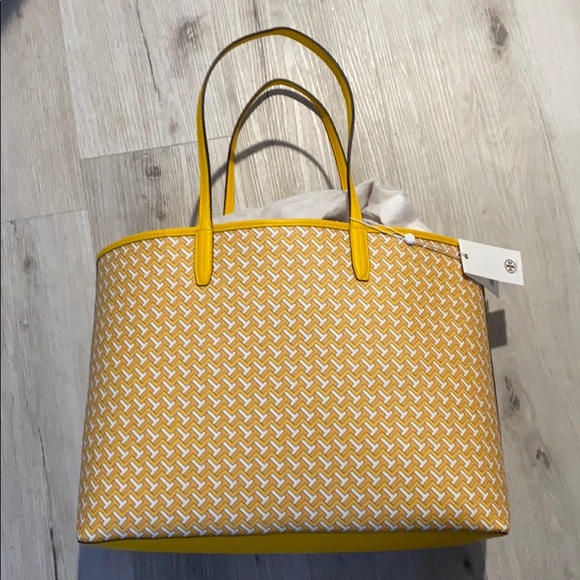 Tory Burch Yellow Tote Bag - Picture 2 of 13